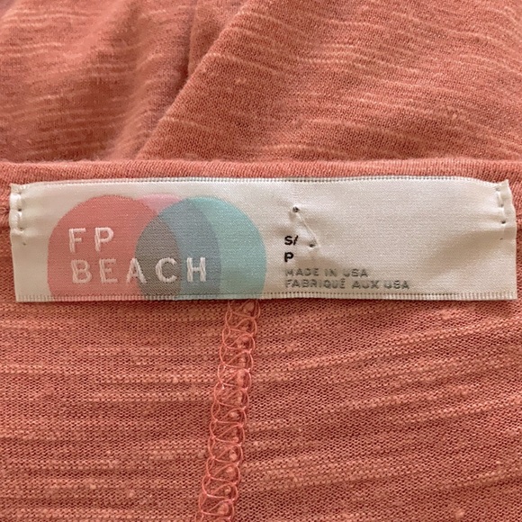 Free People FP BEACH Salmon Pink Boho Tunic/Dress - Picture 10 of 12
